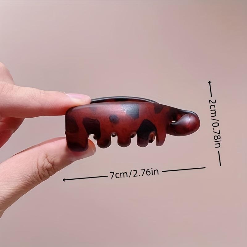 4PCS Mini Non-Slip Banana Hair Clips  – Lightweight Hair Claw for Thin/Fine Hair Ponytails & Buns