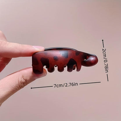 4PCS Mini Non-Slip Banana Hair Clips  – Lightweight Hair Claw for Thin/Fine Hair Ponytails & Buns