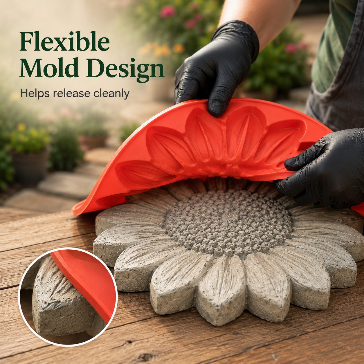 💥 ÚLTIMO DÍA 49% DE DESCUENTO - 🌻 Molde reutilizable para decoración de jardín: ¡Haz que tu jardín sea realmente único! (📦Compra 2 y obtén envío gratis)