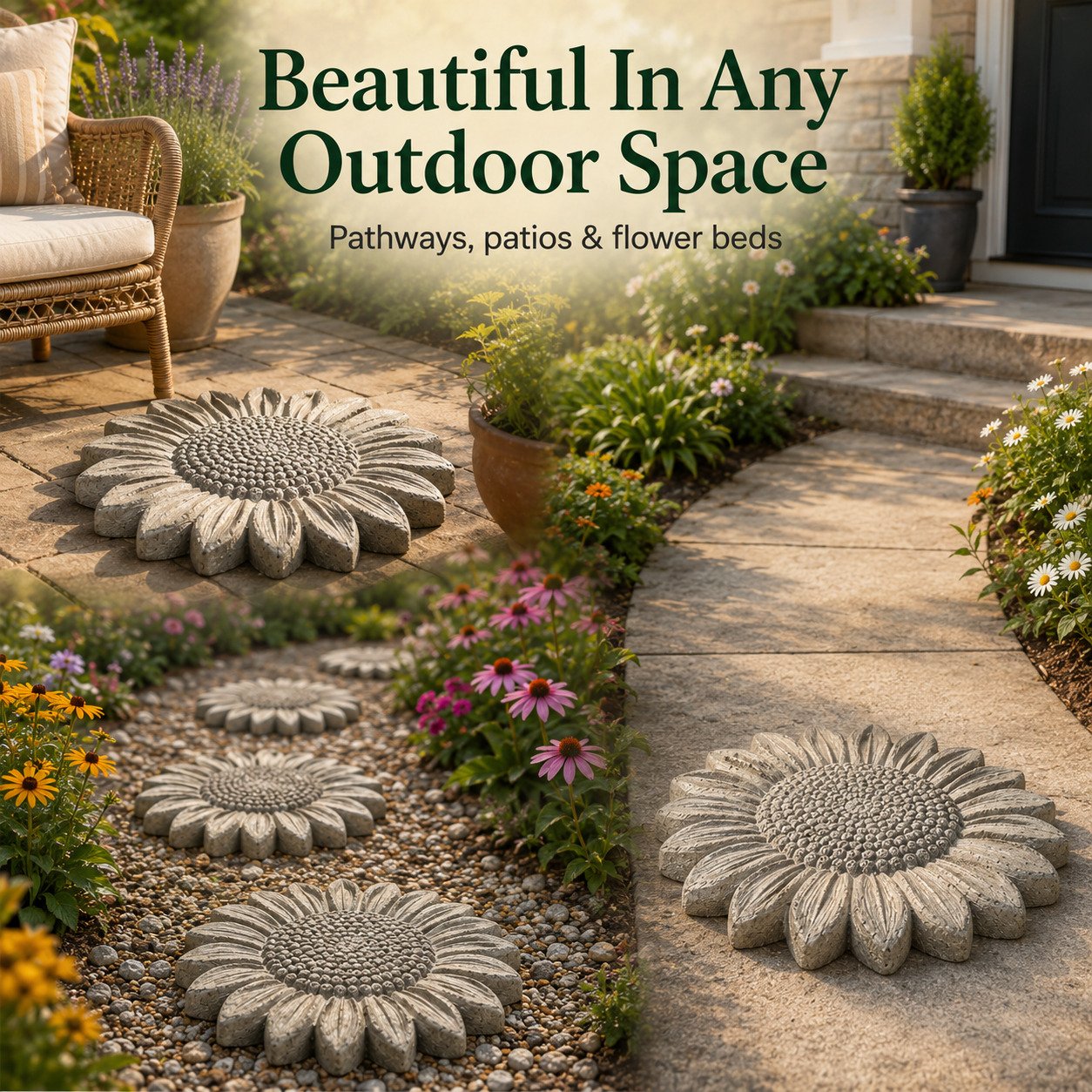 💥 ÚLTIMO DÍA 49% DE DESCUENTO - 🌻 Molde reutilizable para decoración de jardín: ¡Haz que tu jardín sea realmente único! (📦Compra 2 y obtén envío gratis)