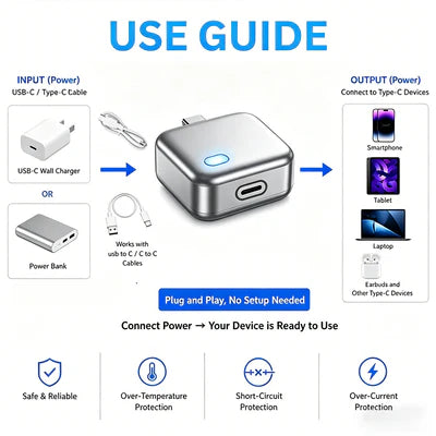 Smart Auto Cut Charging Adapter