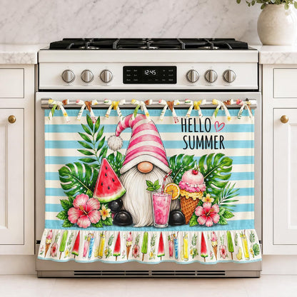Handmade Oven Skirt for Kitchen Decor