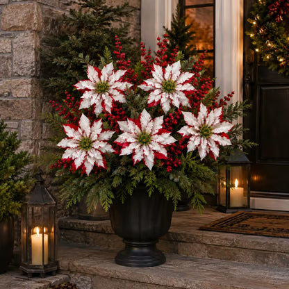 Christmas Poinsettia Planter Inserts