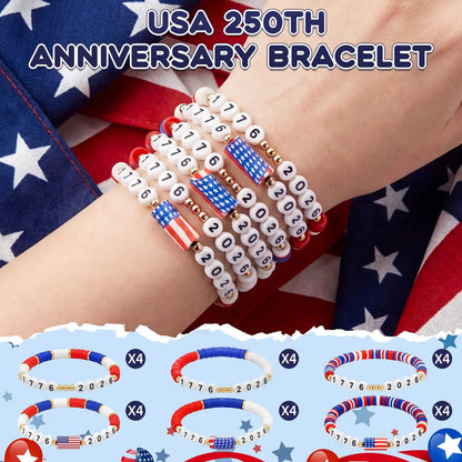 USA 250th Anniversary Flag Bracelet National Flag