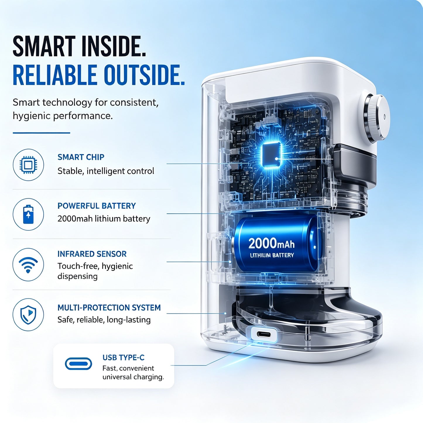 Automatic Toothpaste Dispenser - Touchless, Wall-Mounted
