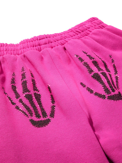 Skeleton Foldover Leggings
