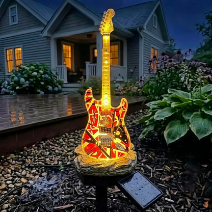🎸Rock Guitar Solar Garden Light