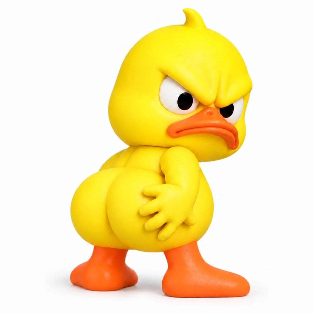 Funny Angry Duck Figurine
