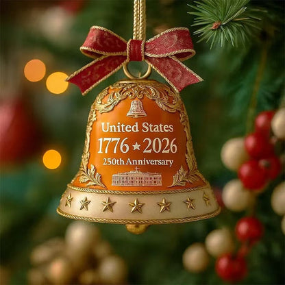 🔥Last Day: 49% OFF🔔United States 250th Anniversary Bell Ornament