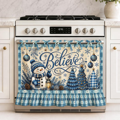 Handmade Oven Skirt for Kitchen Decor