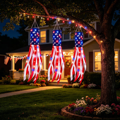 Large American Flag Windsocks