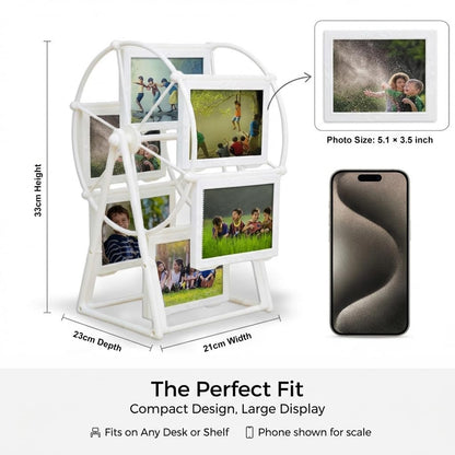 🖼️Rotating Ferris Wheel Photo Frame – Turn Your Memories Into Motion
