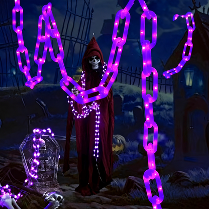 10 FT Halloween String Lights with 8 Lighting Modes, Waterproof & Battery-Powered