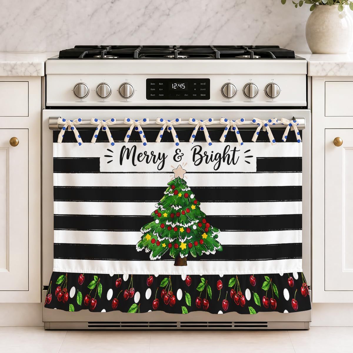 Handmade Oven Skirt for Kitchen Decor