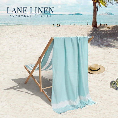 🌊 Linen Beach Towel – Lightweight, Quick-Dry & Sand-Free Summer Essential ☀️