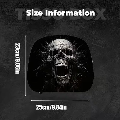 😆 Funny Cartoon Car Headrest Covers – 2PCS Universal Fit 🚗