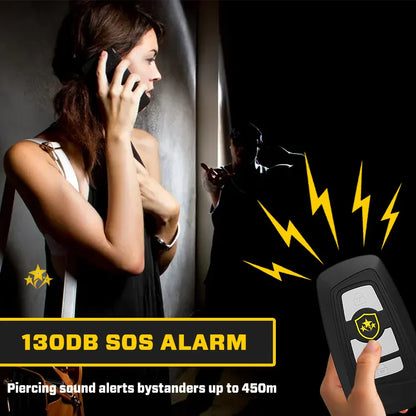 🛡 2026 Safety Alert ⚡️3-in-1 – stun gun, flashlight, and car alarm in a keychain