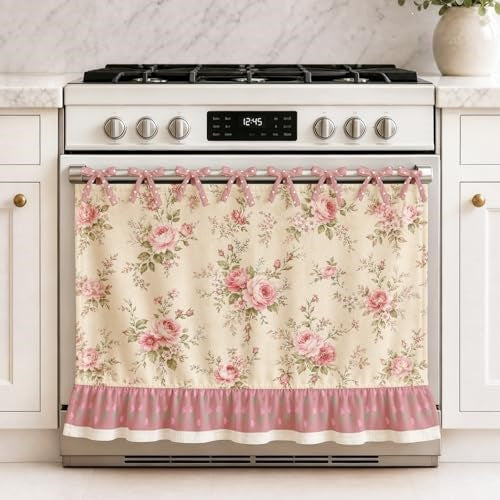 Handmade Oven Skirt for Kitchen Decor