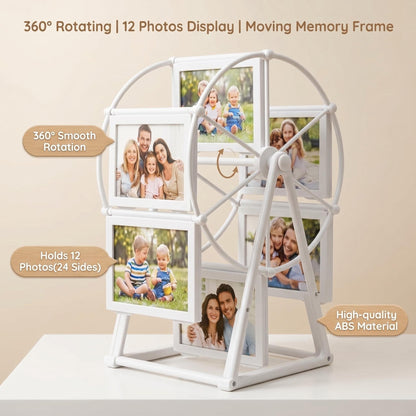 🖼️Rotating Ferris Wheel Photo Frame – Turn Your Memories Into Motion