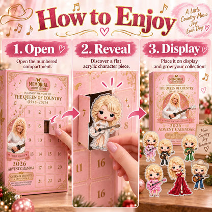🎤💖 Dolly Advent Calendar — 24 Days of Country Glam & Collectible Surprises!