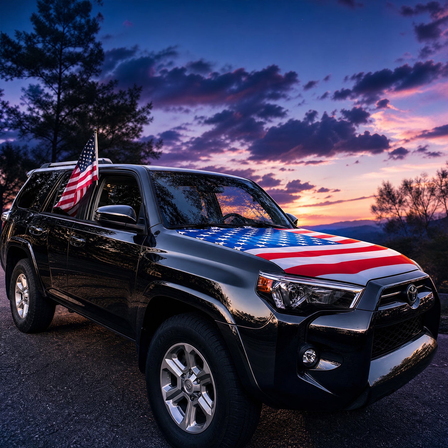 🎉4th Of July Flash Sale 65K+🔥American Car Hood Flag🦅