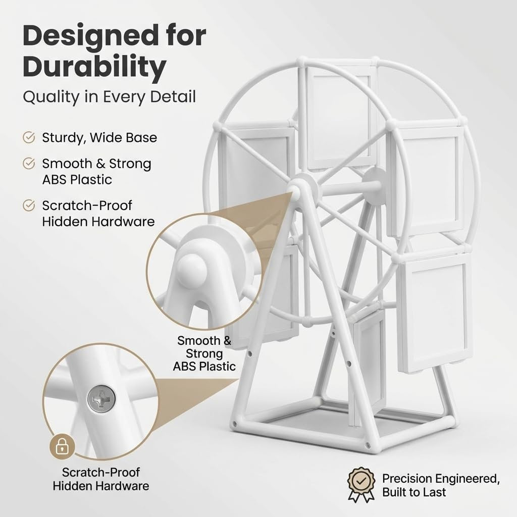 🖼️Rotating Ferris Wheel Photo Frame – Turn Your Memories Into Motion