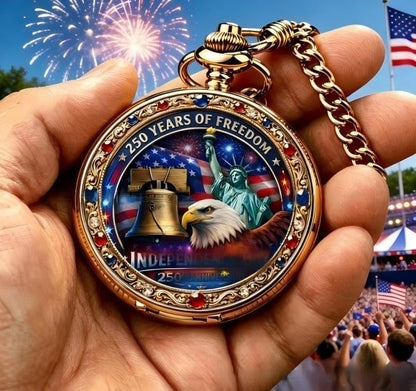 ⏳ ONLY 72 HOURS LEFT: USA 250TH POCKET WATCH — ⏳