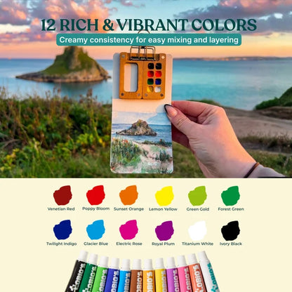 Pocket Watercolor Painting Kit