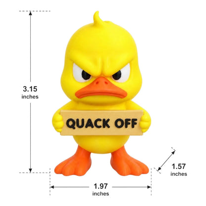 Funny Angry Duck Figurine