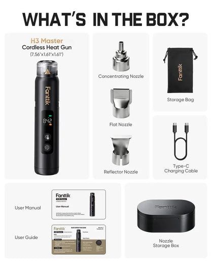 Fanttik H3 Master Cordless Mini Hot Air Gun