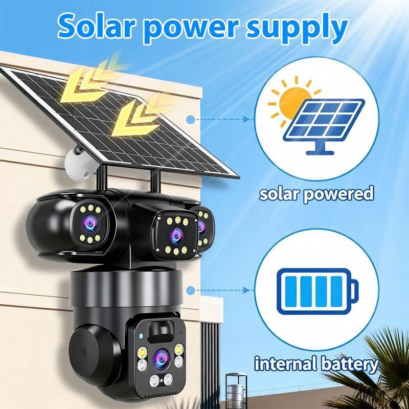 📹 6K PTZ Security Camera | 360° Coverage & Smart Tracking