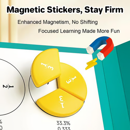 📚Boring math? Not anymore. Make learning fractions fun with this magnetic book.