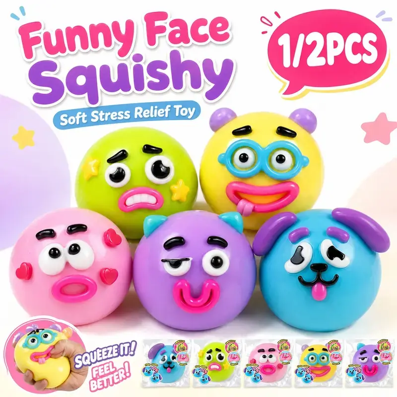 🤪Limited EditionThe Dog Face Swap Squishy! 🐶