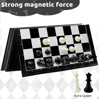 Travel Chess Set for Adults and Kids, Portable Folding Board Games for Family