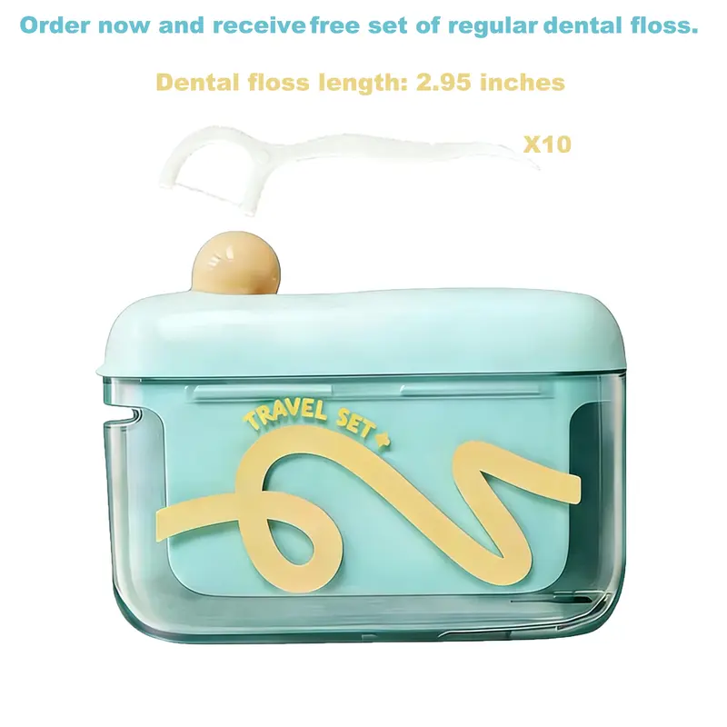 🦷✨Smart Pop-Up Dental Floss Case