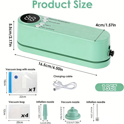 🥑✨Mini Vacuum Bag Sealer – Cordless Handheld Food Sealing Machine