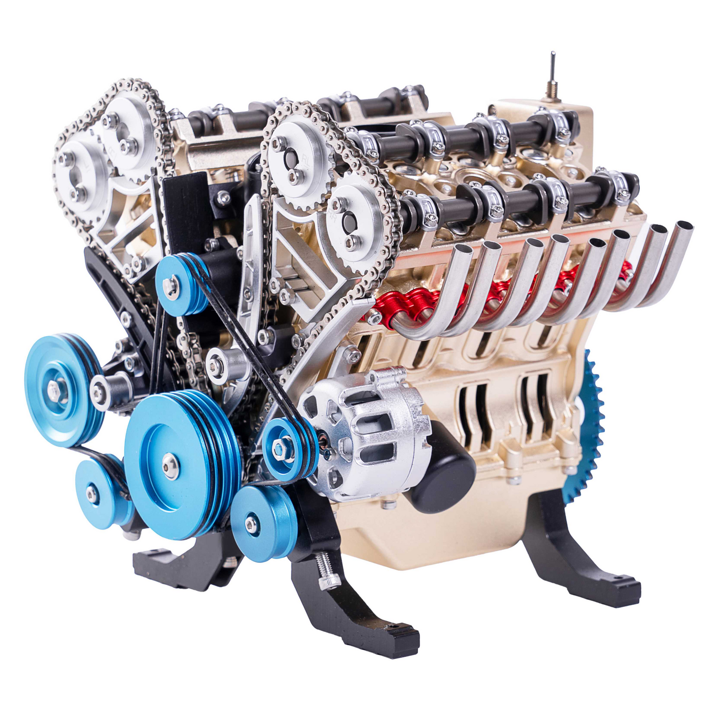 🏎️🛠️The Ultimate Desktop Masterpiece: Miniature V8 Small-Block Static Model Kit