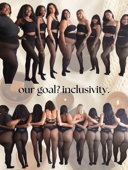 Women's Official Magic Fleece Lined Tights - High Waist, Plus Size Chic Cute Women's Fashion Clothes
