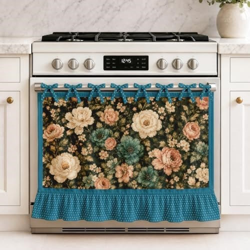 Handmade Oven Skirt for Kitchen Decor