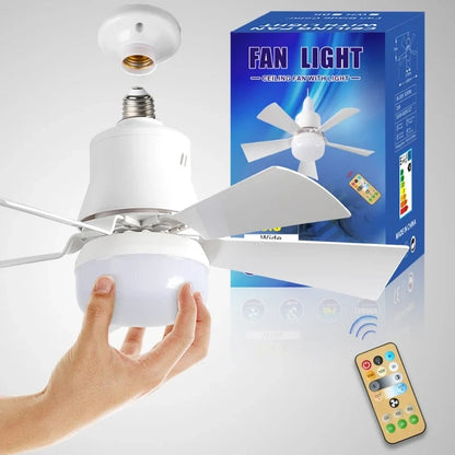 ⏳LAST DAY SALE 49% OFF with FREE GIFT!🔥40W LED Ceiling Fan Light – 20.5” Ultra-Quiet with Remote 🎯 | E27 + FREE B22 Adapter 🔌 | For Bedroom 😴, Kitchen 👩‍🍳 & Garage 🛠️ – UK Ready! 🇬🇧