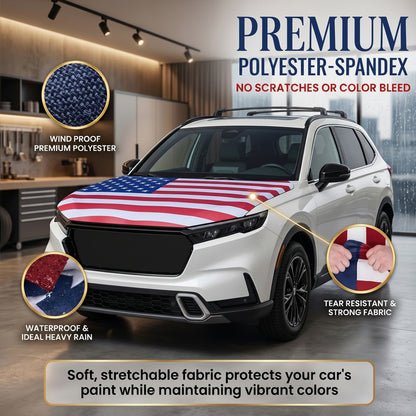 🎉4th Of July Flash Sale 65K+🔥American Car Hood Flag🦅