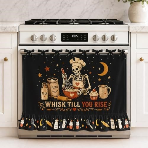 Handmade Oven Skirt for Kitchen Decor