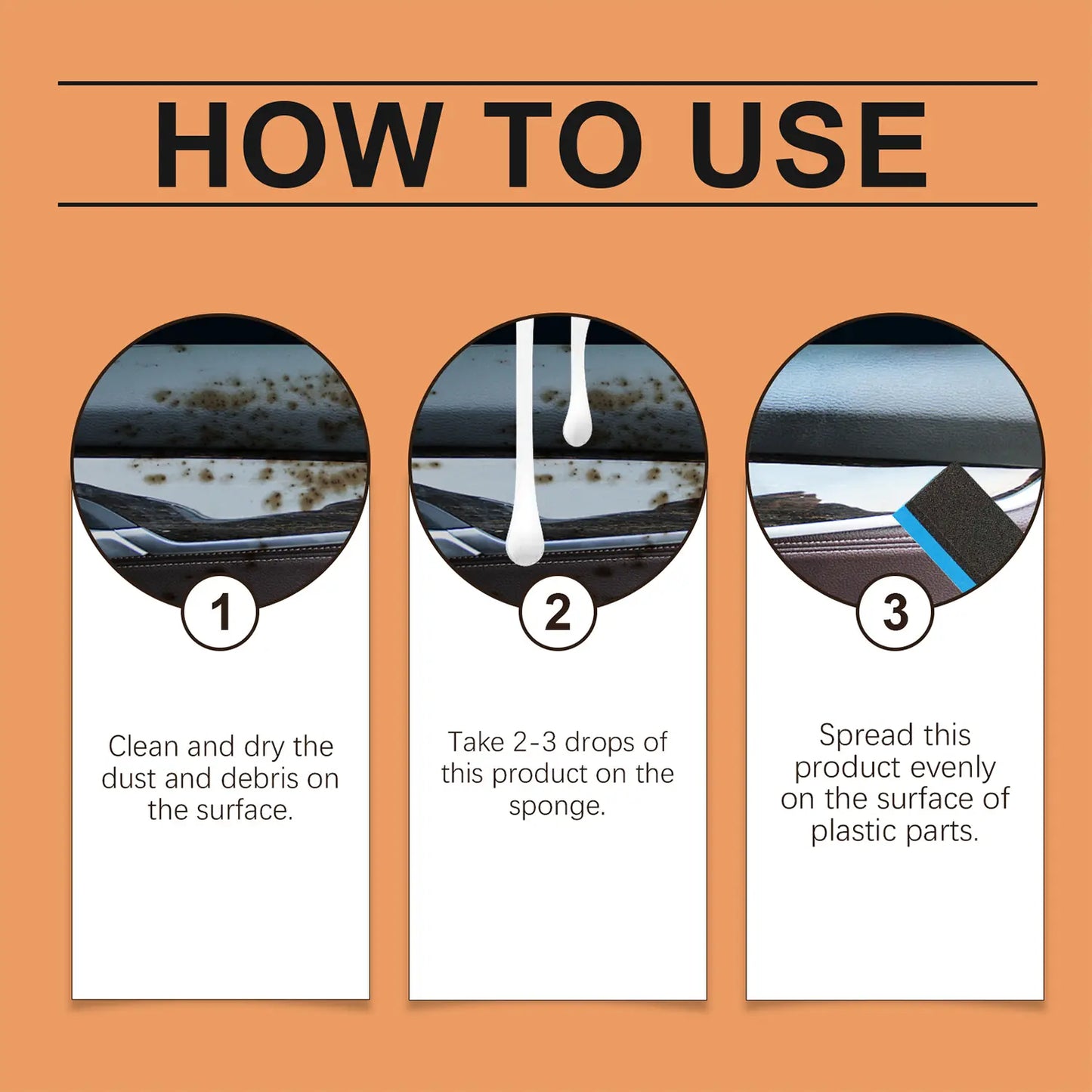 🚗 Car Plastic Restorer | Bring Faded Trim Back to Black