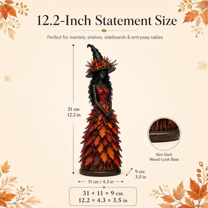 🔥LAST DAY 50% OFF - 🧙‍♀️Enchanted Autumn Witch Figurine