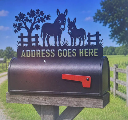 Steel Mailbox Topper, Plasma Cut Steel