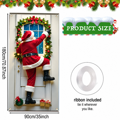 🔥Last Day Promotion 60% OFF💥2026 Christmas Front Door Decoration Cover