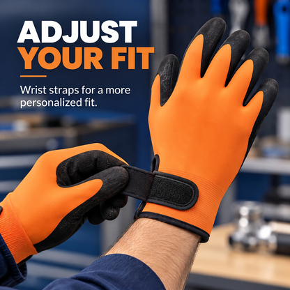 🧤🔧 Adjustable Grip Work Gloves – Secure Fit for Workshop, Garden & Everyday Tasks
