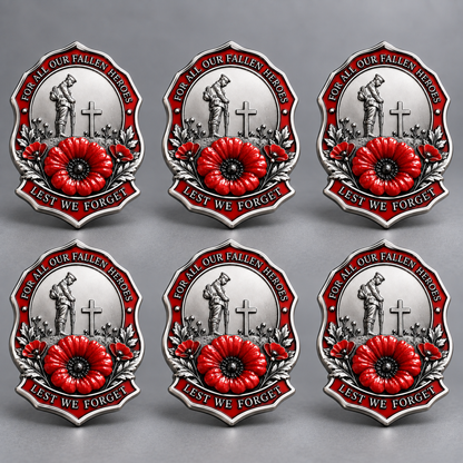 ✨Limited Edition Red Poppy Remembrance Brooch – For All Our Fallen Heroes