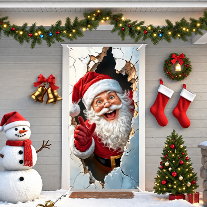 🔥Last Day Promotion 60% OFF💥2026 Christmas Front Door Decoration Cover