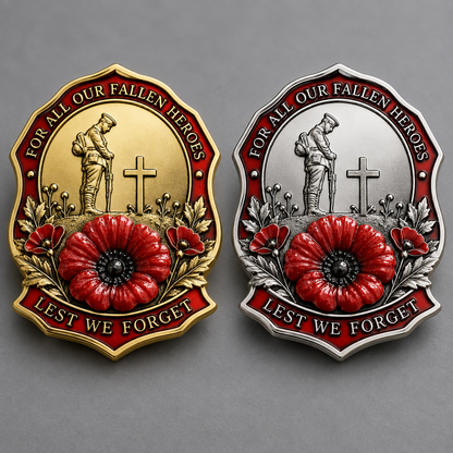 ✨Limited Edition Red Poppy Remembrance Brooch – For All Our Fallen Heroes